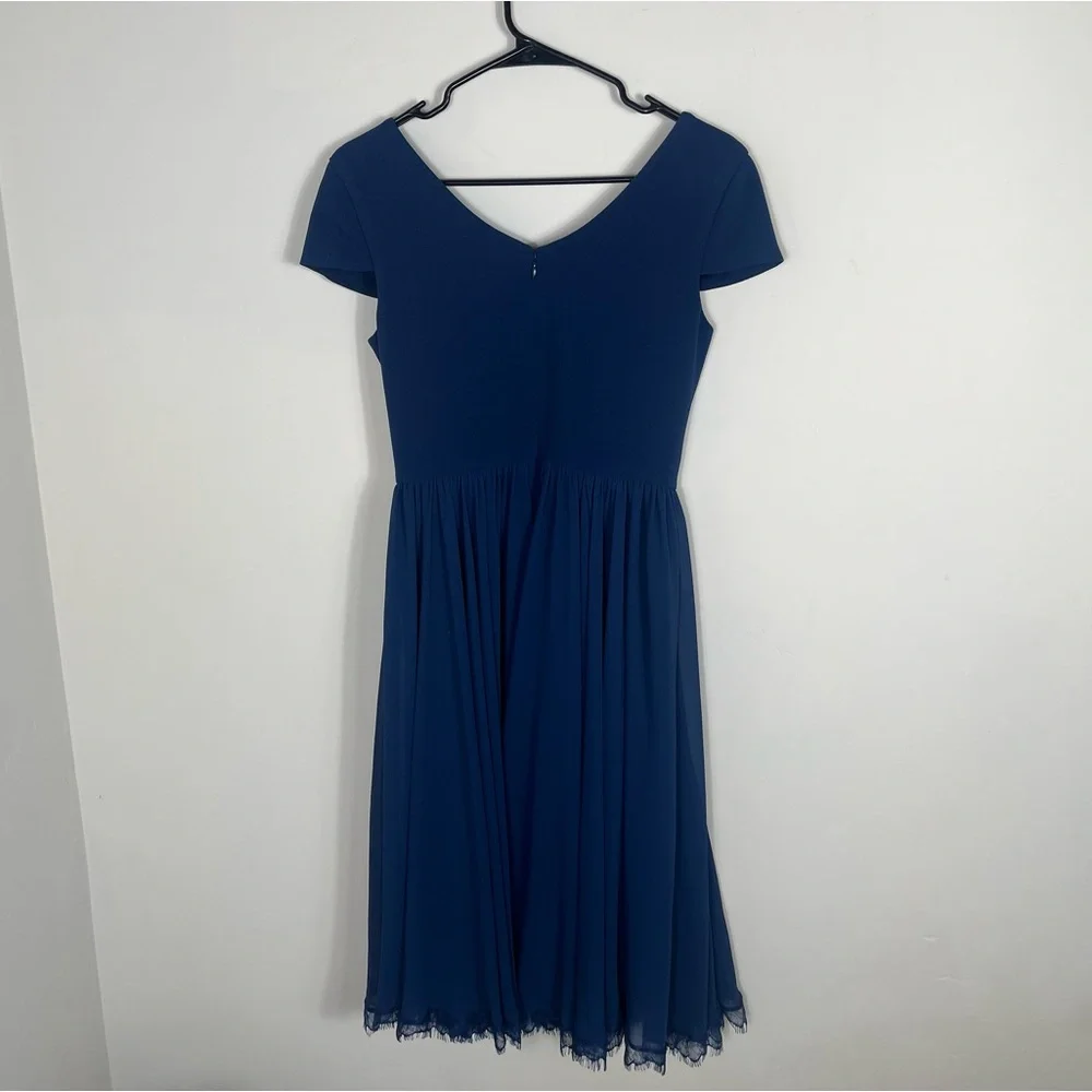 Dress the Population Blue Midi Dress Size Small - Picture 10 of 15